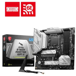 MSI MAG B760M MORTAR WIFI II DDR5 mATX Motherboard MSI MAG B760M MORTAR WIFI II DDR5 mATX Motherboard