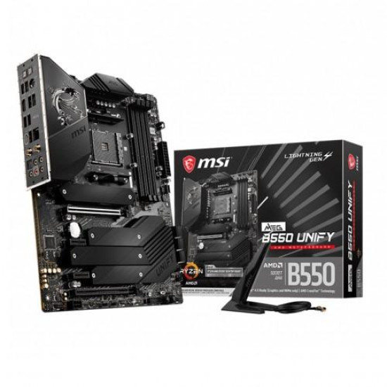 MSI MEG B550 UNIFY AM4 ATX AMD Motherboard MSI MEG B550 UNIFY AM4 ATX AMD Motherboard