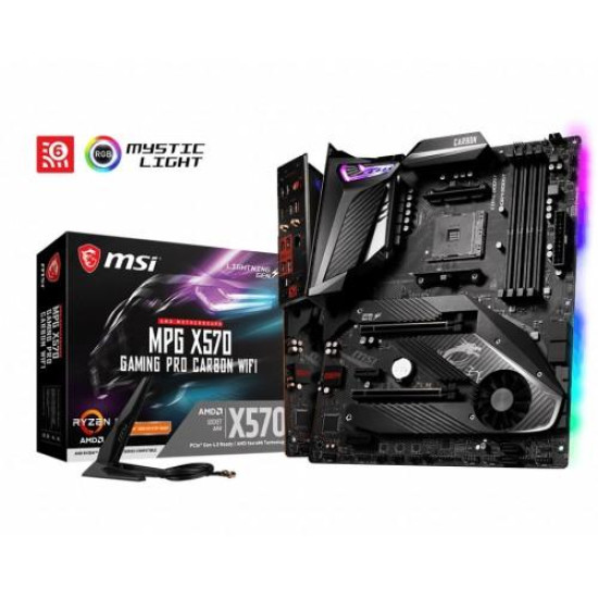 MSI MPG X570 Gaming Pro Carbon WiFi AMD Motherboard MSI MPG X570 Gaming Pro Carbon WiFi AMD Motherboard