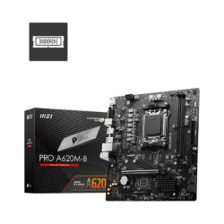 MSI PRO A620M-B AM5 mATX Motherboard MSI PRO A620M-B AM5 mATX Motherboard