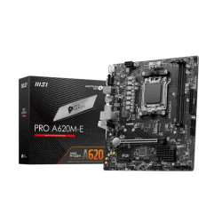 MSI PRO A620M-E AMD AM5 mATX Motherboard MSI PRO A620M-E AMD AM5 mATX Motherboard