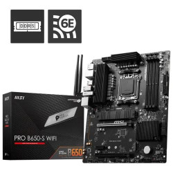 MSI PRO B650-S WIFI DDR5 AM5 ATX Motherboard MSI PRO B650-S WIFI DDR5 AM5 ATX Motherboard