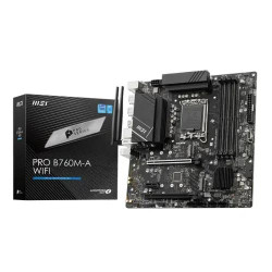 MSI PRO B760M-A WIFI mATX Motherboard MSI PRO B760M-A WIFI mATX Motherboard