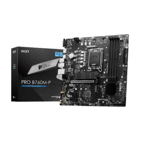 MSI PRO B760M-P DDR5 mATX Motherboard MSI PRO B760M-P DDR5 mATX Motherboard