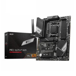 MSI PRO X670-P WIFI DDR5 AMD AM5 ATX Motherboard MSI PRO X670-P WIFI DDR5 AMD AM5 ATX Motherboard