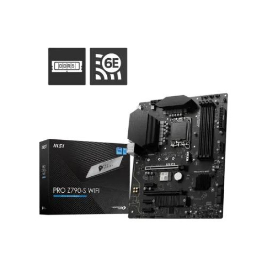 MSI PRO Z790-S WiFi DDR5 ATX Motherboard MSI PRO Z790-S WiFi DDR5 ATX Motherboard
