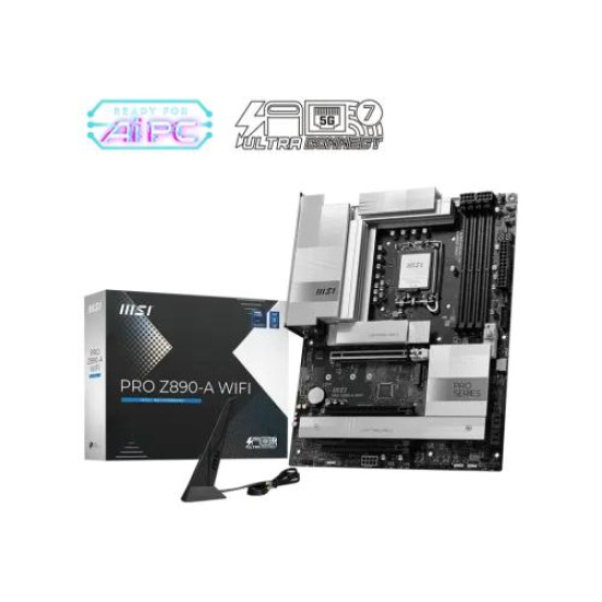 MSI PRO Z890-A WIFI LGA 1851 ATX Motherboard MSI PRO Z890-A WIFI LGA 1851 ATX Motherboard