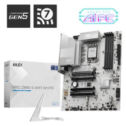 MSI PRO Z890-S WIFI WHITE LGA 1851 ATX Motherboard MSI PRO Z890-S WIFI WHITE LGA 1851 ATX Motherboard