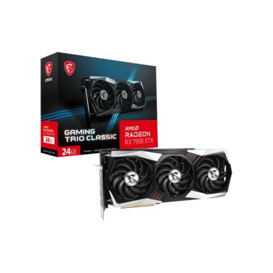 MSI Radeon RX 7900 XTX GAMING TRIO CLASSIC 24GB GDDR6 Graphics Card MSI Radeon RX 7900 XTX GAMING TRIO CLASSIC 24GB GDDR6 Graphics Card