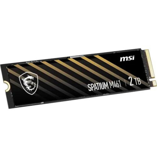 MSI SPATIUM M461 2TB PCIe 4.0 NVMe M.2 SSD MSI SPATIUM M461 2TB PCIe 4.0 NVMe M.2 SSD