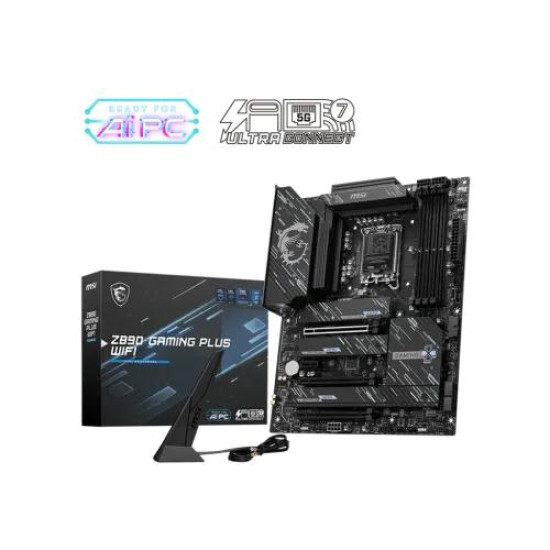 MSI Z890 GAMING PLUS WIFI LGA 1851 ATX Motherboard