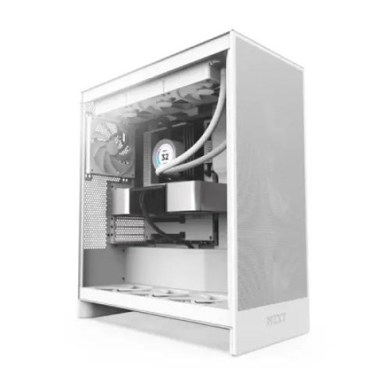 NZXT H7 Flow 2024 Mid-Tower ATX Airflow Casing White NZXT H7 Flow 2024 Mid-Tower ATX Airflow Casing White