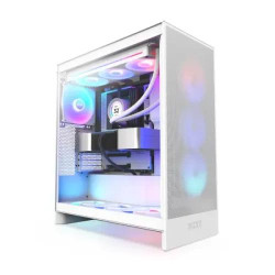 NZXT H7 Flow RGB 2024 Mid-Tower ATX Airflow Casing With 360 RGB Fan White NZXT H7 Flow RGB 2024 Mid-Tower ATX Airflow Casing With 360 RGB Fan White