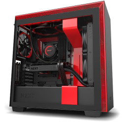 NZXT H710i Mid-Tower Black & Red Casing with Smart Device 2 NZXT H710i Mid-Tower Black & Red Casing with Smart Device 2