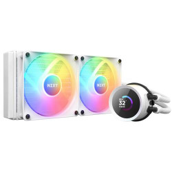 NZXT Kraken 240 RGB 240mm AIO Liquid CPU Cooler White with LCD Display NZXT Kraken 240 RGB 240mm AIO Liquid CPU Cooler White with LCD Display