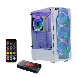 OVO E-335DW ARGB Mid-Tower Gaming Casing with Remote Controller OVO E-335DW ARGB Mid-Tower Gaming Casing with Remote Controller
