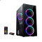 OVO X10 ARGB Mid-Tower Gaming Casing with Remote Controller OVO X10 ARGB Mid-Tower Gaming Casing with Remote Controller