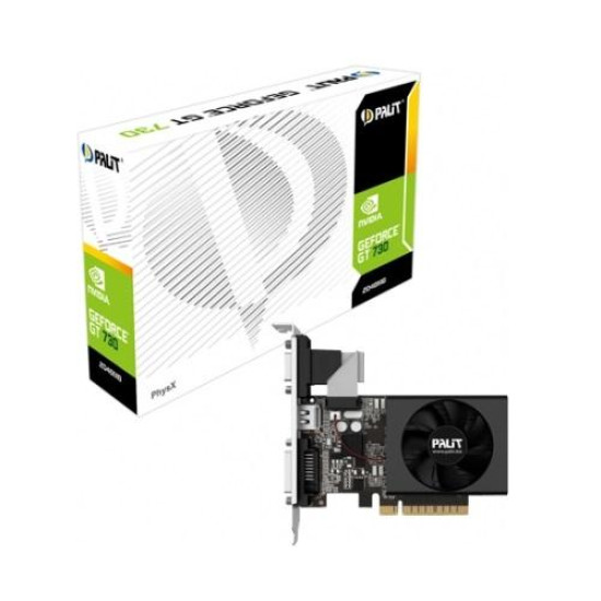 Palit GeForce GT 730 2GB DDR3 Graphics Card With No Warranty Palit GeForce GT 730 2GB DDR3 Graphics Card With No Warranty