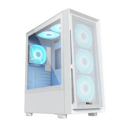 PC Power Crystal Mesh V3 WH ATX Desktop Gaming Casing PC Power Crystal Mesh V3 WH ATX Desktop Gaming Casing