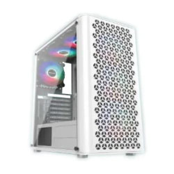PC Power Trinity Mesh White Gaming Casing PC Power Trinity Mesh White Gaming Casing