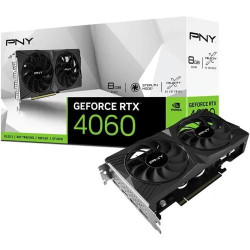 PNY GeForce RTX 4060 8GB VERTO Dual Fan GDDR6 Graphics Card PNY GeForce RTX 4060 8GB VERTO Dual Fan GDDR6 Graphics Card