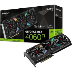 PNY GeForce RTX 4060 Ti 8GB XLR8 Gaming VERTO EPIC-X RGB Triple Fan GDDR6 Graphics Card PNY GeForce RTX 4060 Ti 8GB XLR8 Gaming VERTO EPIC-X RGB Triple Fan GDDR6 Graphics Card