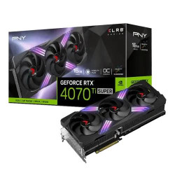PNY GeForce RTX 4070 Ti SUPER 16GB XLR8 Gaming VERTO EPIC-X RGB Overclocked Triple Fan GDDR6X Graphics Card PNY GeForce RTX 4070 Ti SUPER 16GB XLR8 Gaming VERTO EPIC-X RGB Overclocked Triple Fan GDDR6X Graphics Card