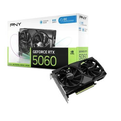 PNY GeForce RTX 5060 8GB OC Dual Fan GDDR7 Graphics Card PNY GeForce RTX 5060 8GB OC Dual Fan GDDR7 Graphics Card