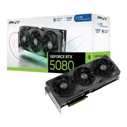 PNY GeForce RTX 5080 OC 16GB Triple Fan GDDR7 Graphics Card PNY GeForce RTX 5080 OC 16GB Triple Fan GDDR7 Graphics Card