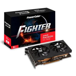 PowerColor Fighter AMD Radeon RX 7600 8GB GDDR6 Graphics Card PowerColor Fighter AMD Radeon RX 7600 8GB GDDR6 Graphics Card