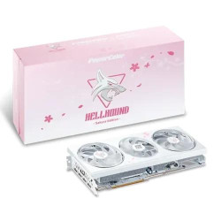 PowerColor Hellhound Sakura AMD Radeon RX 7800 XT 16GB GDDR6 Limited Edition Graphics Card PowerColor Hellhound Sakura AMD Radeon RX 7800 XT 16GB GDDR6 Limited Edition Graphics Card