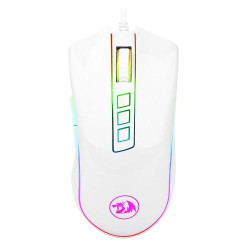 Redragon M711 COBRA White 7 Programmable Buttons RGB Backlit Gaming Mouse Redragon M711 COBRA White 7 Programmable Buttons RGB Backlit Gaming Mouse