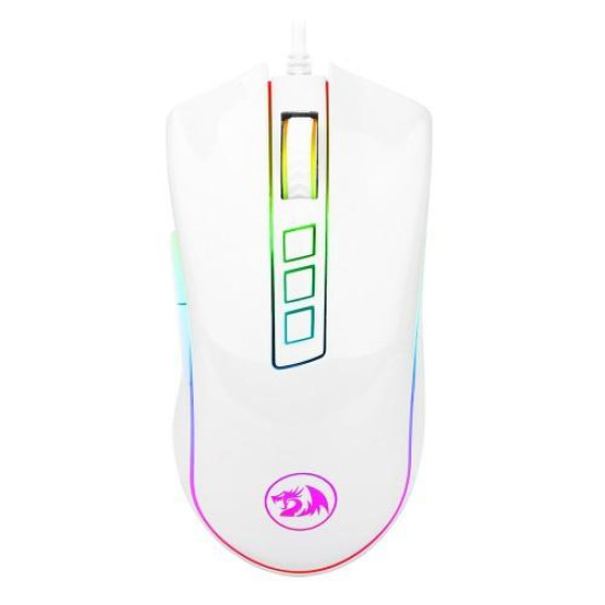 Redragon M711 COBRA White 7 Programmable Buttons RGB Backlit Gaming Mouse