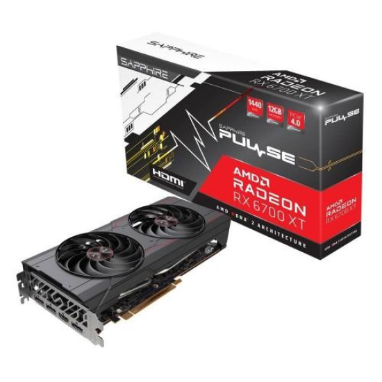 Sapphire PULSE AMD Radeon RX 6700 XT GAMING 12GB GDDR6 Graphics Card Sapphire PULSE AMD Radeon RX 6700 XT GAMING 12GB GDDR6 Graphics Card
