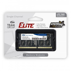 TEAM ELITE SO-DIMM DDR4 4GB 2400MHz Laptop RAM TEAM ELITE SO-DIMM DDR4 4GB 2400MHz Laptop RAM