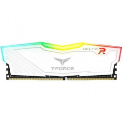 Team T-Force Delta 8GB 2666MHz DDR4 RGB White Desktop RAM Team T-Force Delta 8GB 2666MHz DDR4 RGB White Desktop RAM