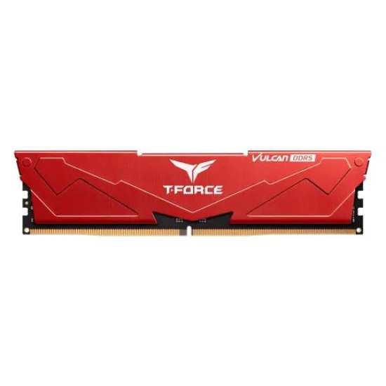 Team T-Force VULCAN RED 16GB DDR5 6000MHz CL38 Desktop RAM Team T-Force VULCAN RED 16GB DDR5 6000MHz CL38 Desktop RAM