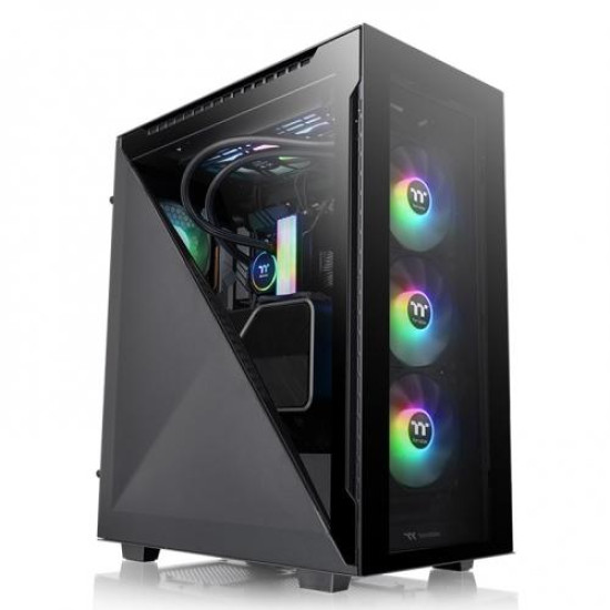 Thermaltake Divider 500 ARGB Tempered Glass Gaming Casing Thermaltake Divider 500 ARGB Tempered Glass Gaming Casing