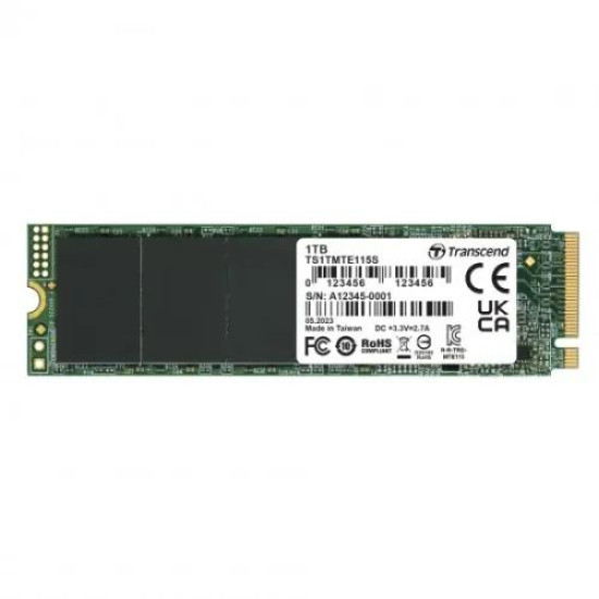 Transcend 115S 1TB M.2 PCIe Gen3 x4 NVMe SSD (M-Key) Transcend 115S 1TB M.2 PCIe Gen3 x4 NVMe SSD (M-Key)