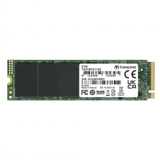 Transcend 115S 2TB M.2 PCIe Gen3 x4 NVMe SSD (M-Key) Transcend 115S 2TB M.2 PCIe Gen3 x4 NVMe SSD (M-Key)