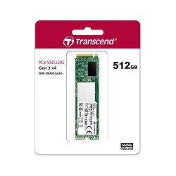 TRANSCEND 512GB 220S NVME PCIE M.2 SSD TRANSCEND 512GB 220S NVME PCIE M.2 SSD