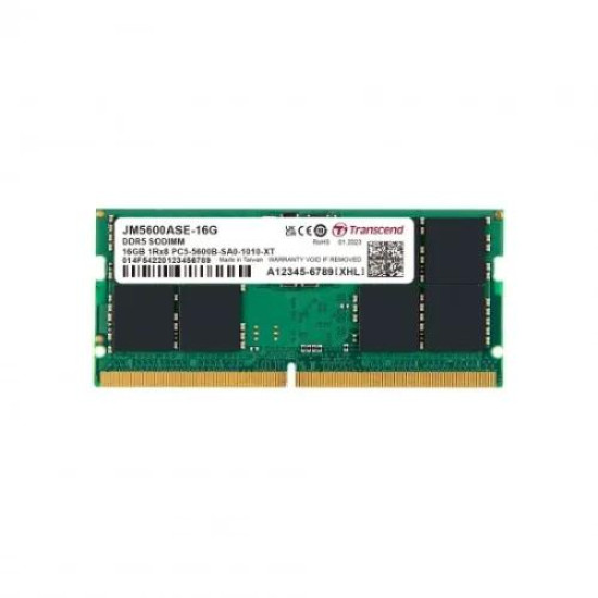 Transcend JetRAM 16GB DDR5 5600Mhz SO-DIMM Laptop RAM Transcend JetRAM 16GB DDR5 5600Mhz SO-DIMM Laptop RAM
