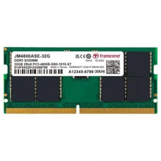 Transcend JetRAM 32GB DDR5 4800Mhz SO-DIMM Laptop RAM Transcend JetRAM 32GB DDR5 4800Mhz SO-DIMM Laptop RAM