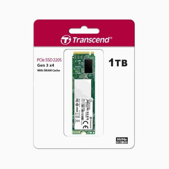 Transcend SSD220S 1TB M.2 PCIe Gen3 x4 SSD Transcend SSD220S 1TB M.2 PCIe Gen3 x4 SSD