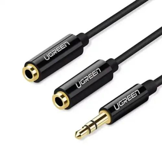 UGREEN AV134 3.5mm Male to Dual Female Headphone Splitter Cable #20816 UGREEN AV134 3.5mm Male to Dual Female Headphone Splitter Cable #20816