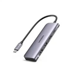 Ugreen CM195 USB Type-C to 2 Ports USB 3.0-A Hub HDMI TF/SD with PD Power Supply #70411 Ugreen CM195 USB Type-C to 2 Ports USB 3.0-A Hub HDMI TF/SD with PD Power Supply #70411