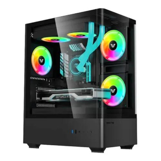 Value-Top NUBIA 20F5 Mini Tower Micro ATX Gaming Casing