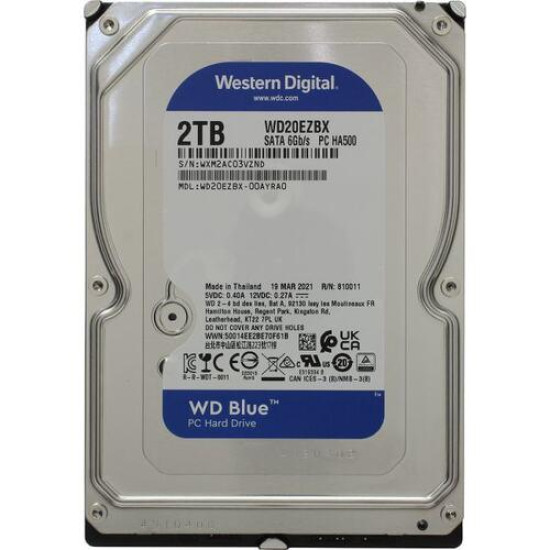 Western Digital 2TB Blue 7200RPM Desktop HDD Western Digital 2TB Blue 7200RPM Desktop HDD