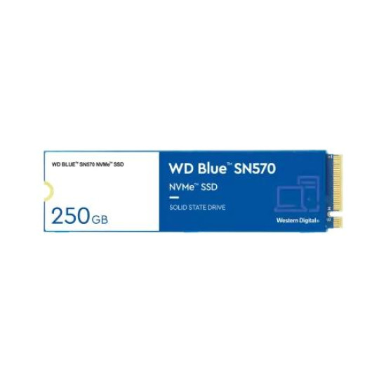 Western Digital Blue SN570 250GB M.2 2280 PCIe NVMe SSD Western Digital Blue SN570 250GB M.2 2280 PCIe NVMe SSD