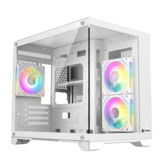 Xtreme 500W ARGB Mid Tower Casing With 3 ARGB Fan Xtreme 500W ARGB Mid Tower Casing With 3 ARGB Fan